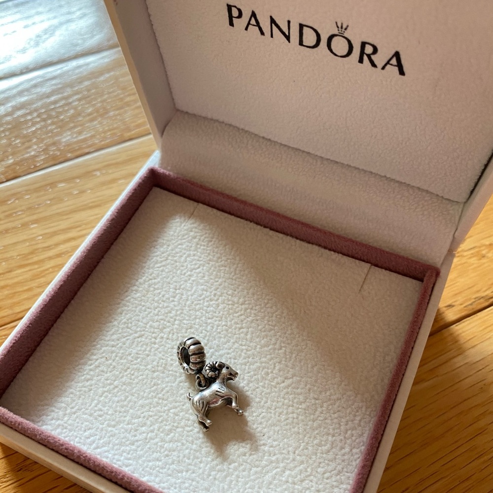 Pandora Ram Sheep Zodiac Dangle Charm